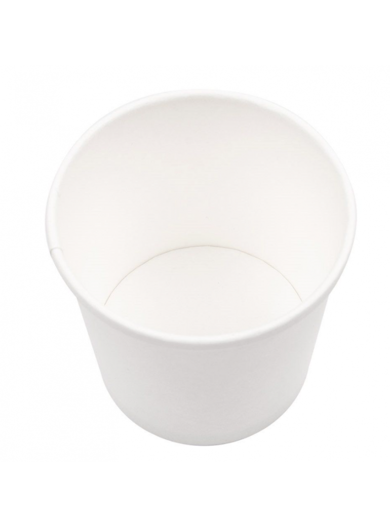 Disposable container ECO SOUP (white, 360 ml., Ø7 cm., H8 cm., 50 pcs.)