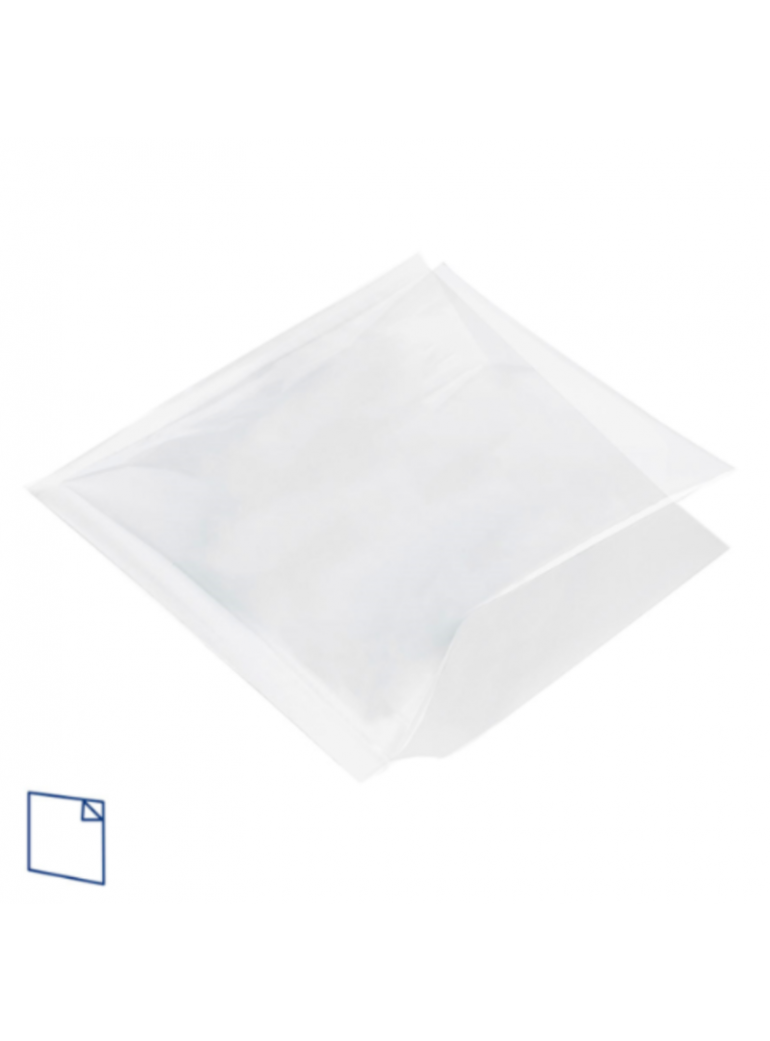 Maišelis 23x23 cm. pop. b/skaidrus atviras (100)