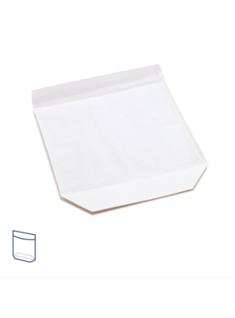 Maišelis 20x16/5,5x2,5 cm. pop. turtle baltas/skaidrus (100)