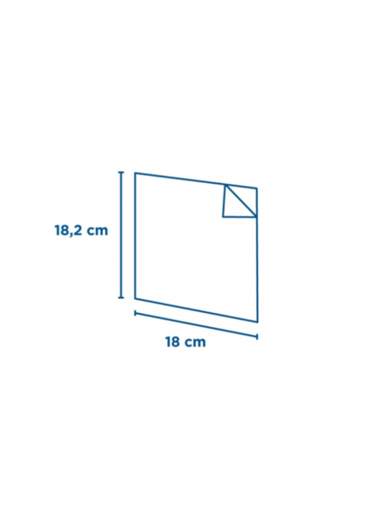 Maišelis 18x18,2 cm. rudas atviras (100)