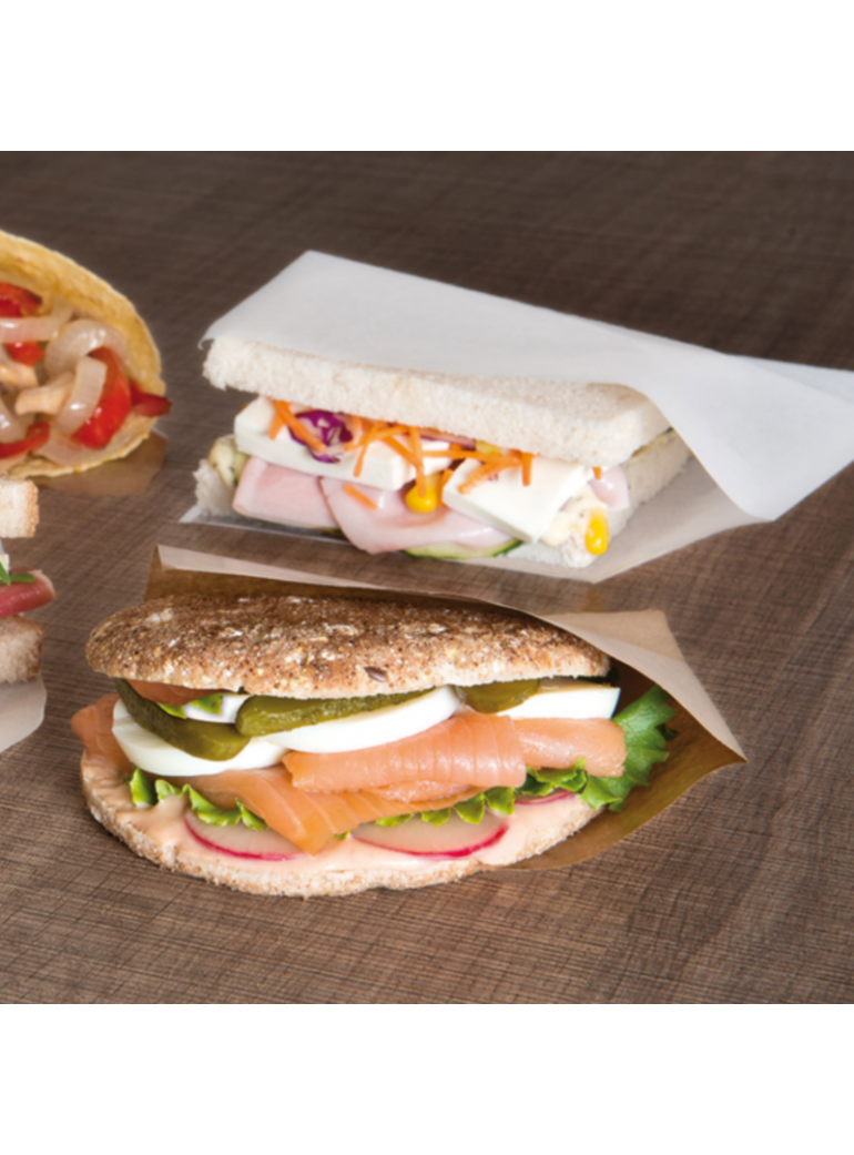 Maišelis 15x15,2 cm. baltas atviras (100)