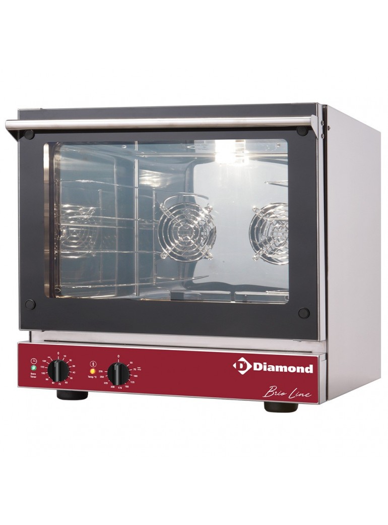 Diamond convection oven BRIO43/X-P, 4x 460x340 mm.  or 433x333 mm.