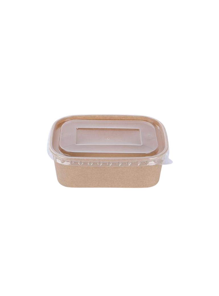 Vienkartinis indelis KRAFT keturkampis (1000 ml., 50 vnt.)