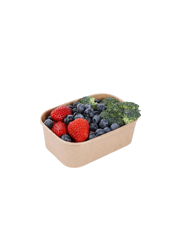 Vienkartinis indelis KRAFT keturkampis (1000 ml., 50 vnt.)