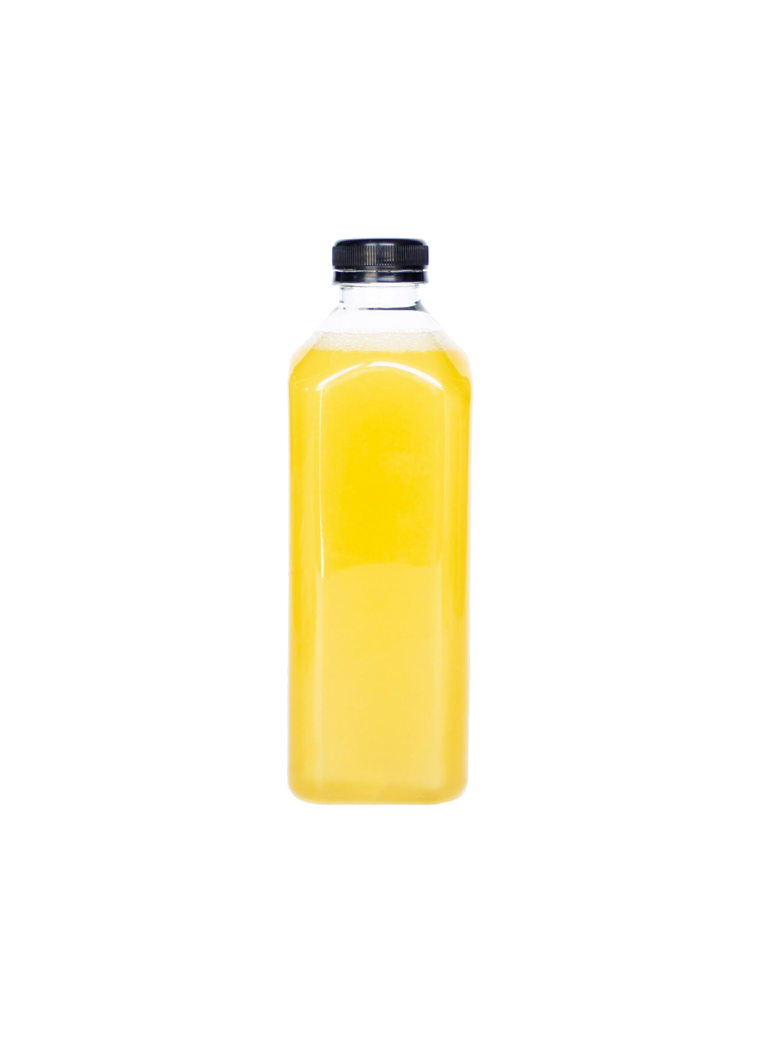 Buteliukai gėrimams 1000 ml PET su dangteliu (10 vnt)