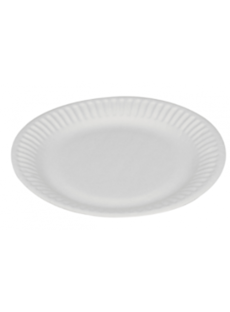 Vienk. lėkštės 18 cm  popierinės Clay (100)