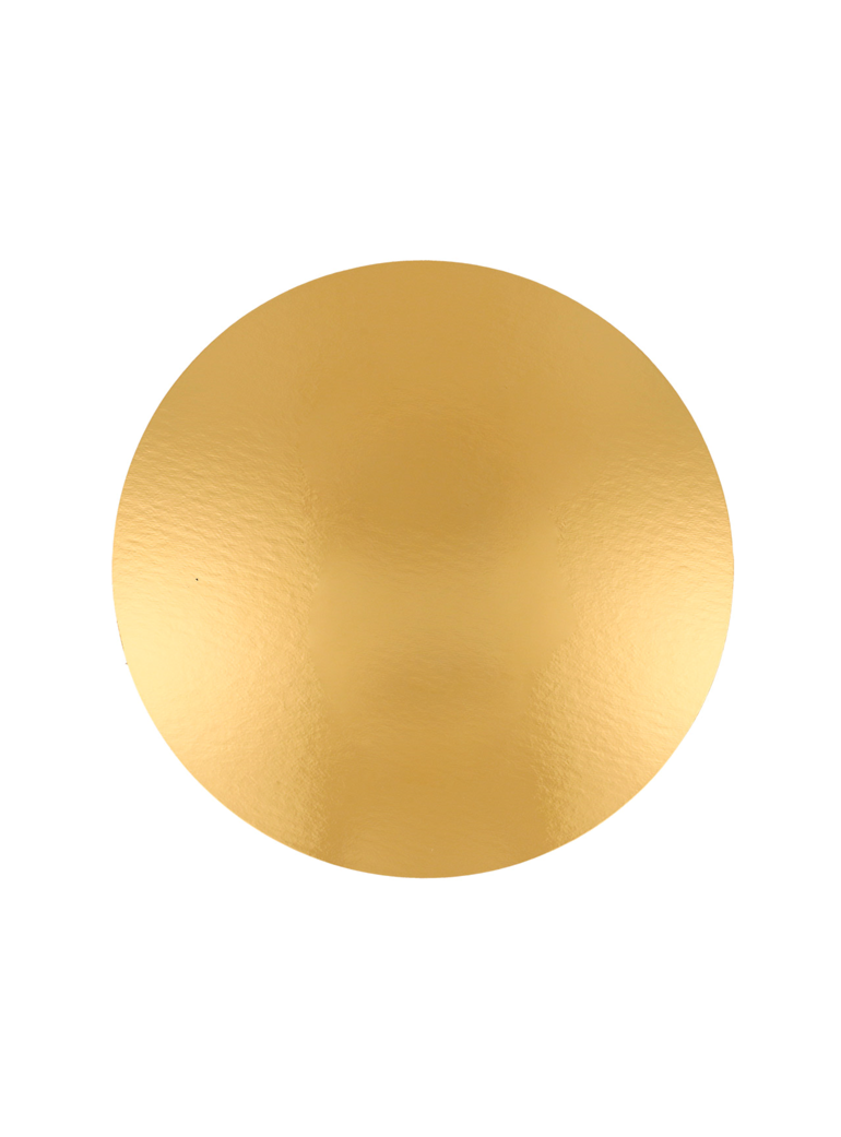 Padėkliukas po tortu 36 cm dvipus auks/juod (100)