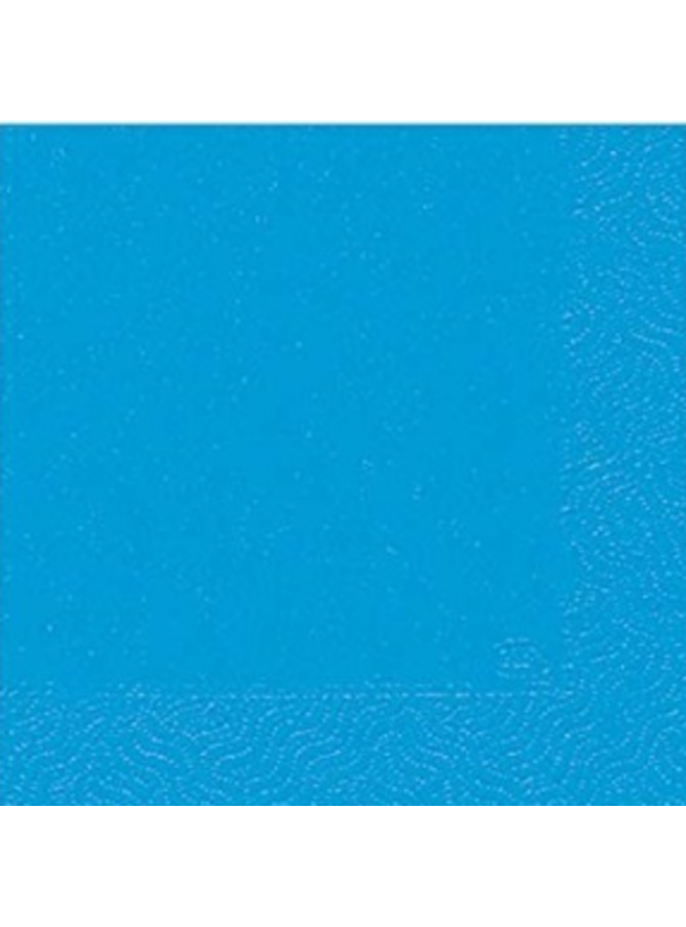 Napkins 3 layers, 24x24 cm, Pacific blue (250)