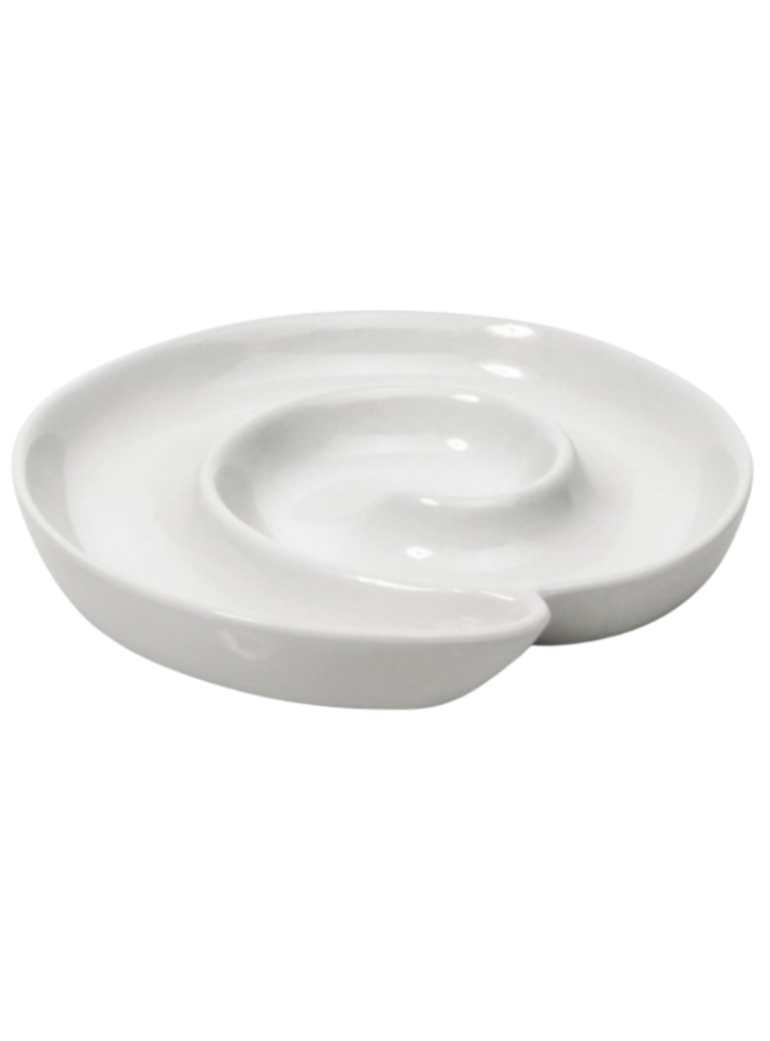 Lėkštutė alyvuogėms D 33 cm. porcel.