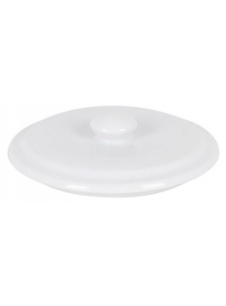 Bowl cover RICON. D10 X 2.5 cm. Porcelain. White.