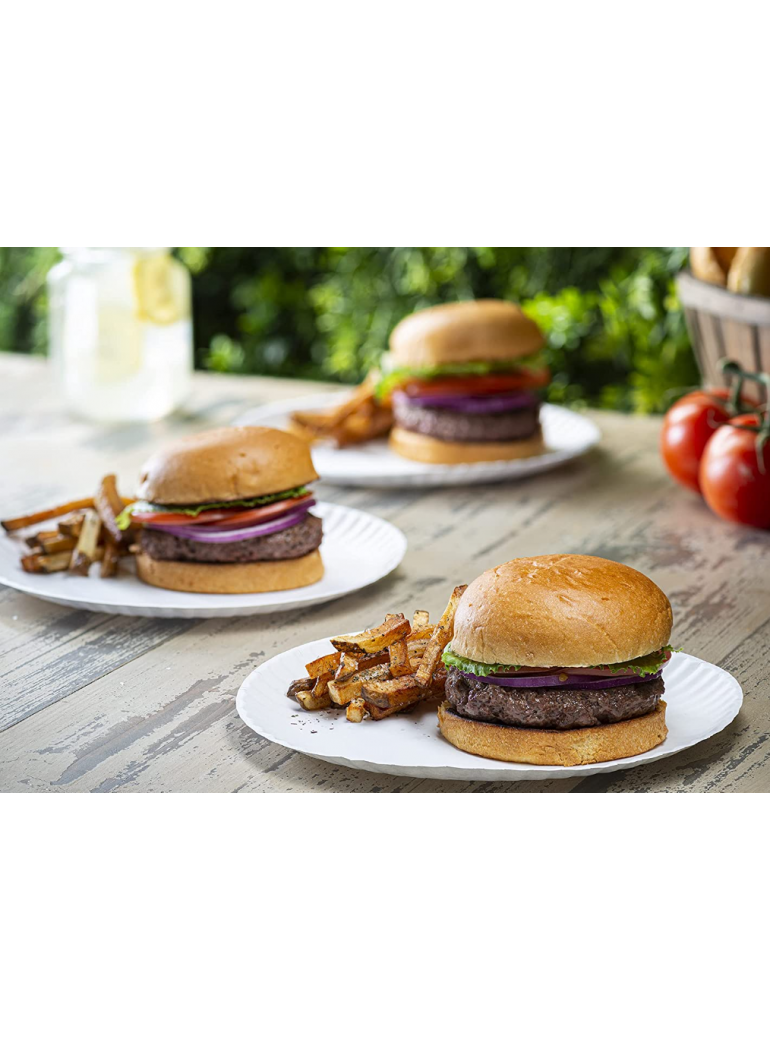 Vienk. lėkštės 18 cm  popierinės Clay (100)