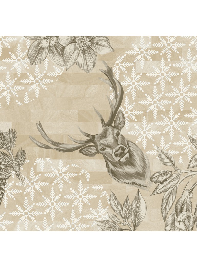Napkin DUNISOFT WILD DEER 40x40 cm