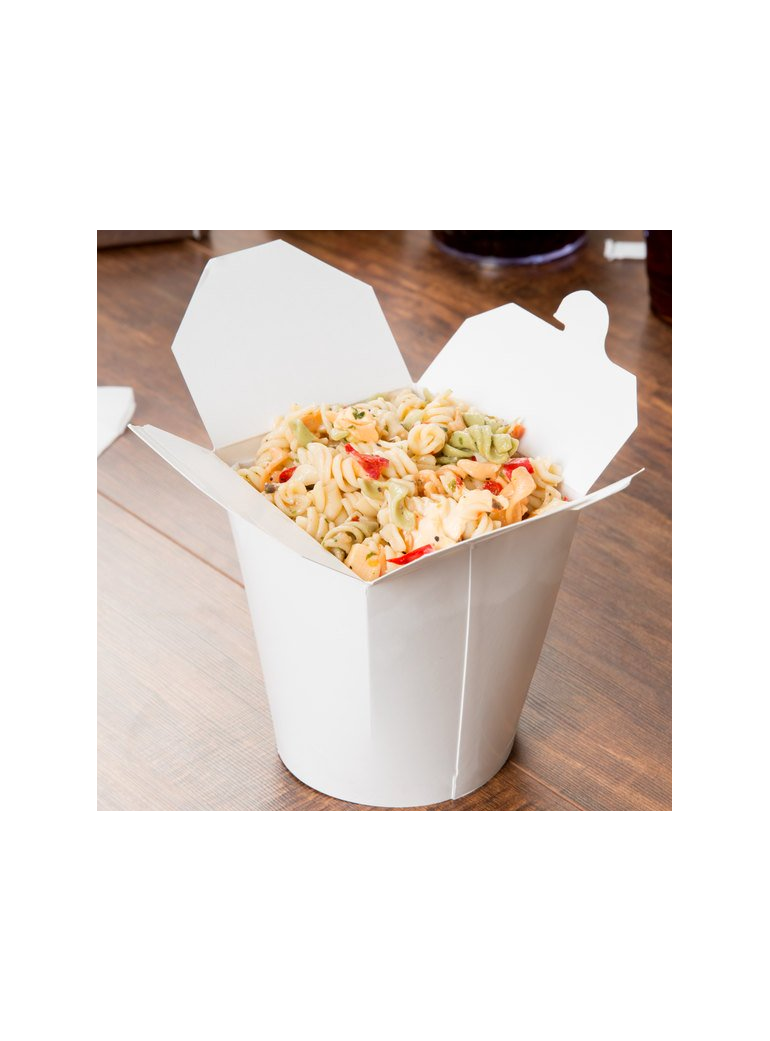 Dėžutė WOK (balta, 500 ml., 50 vnt.)