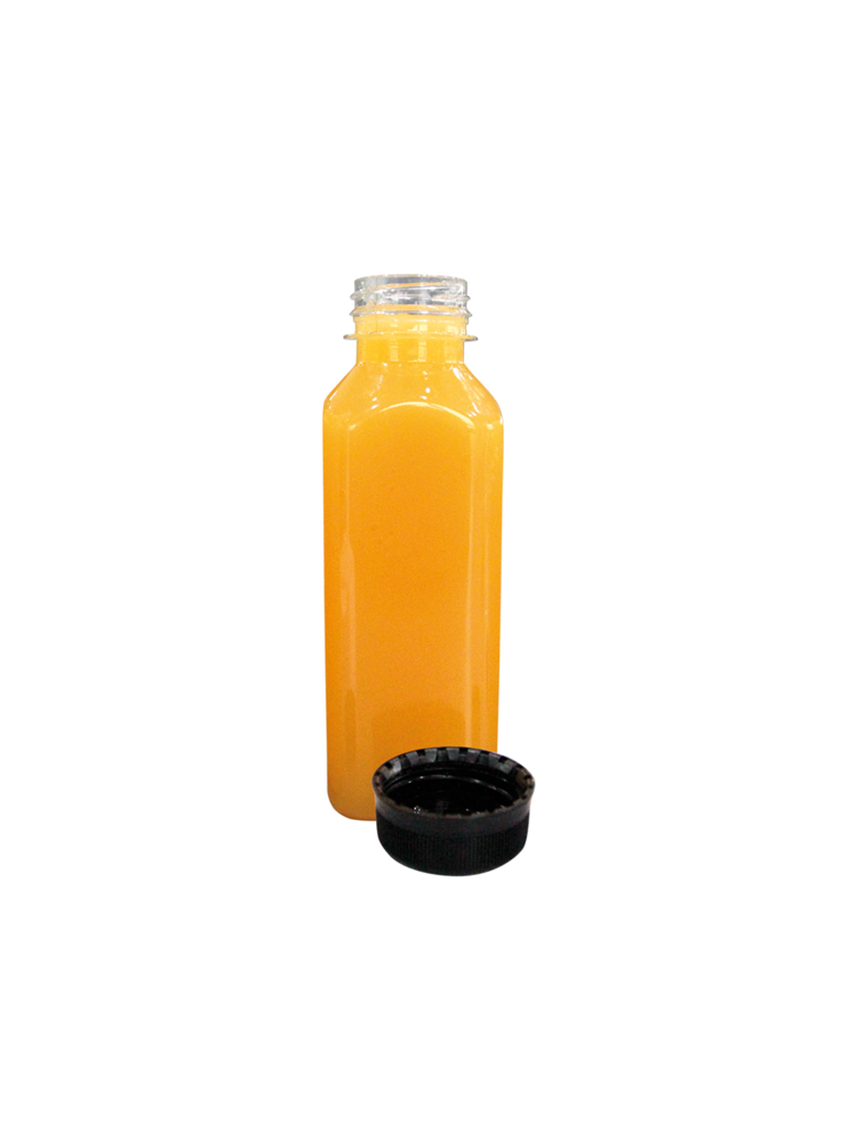 Buteliukai gėrimams 250 ml PET su dangteliu (10 vnt)