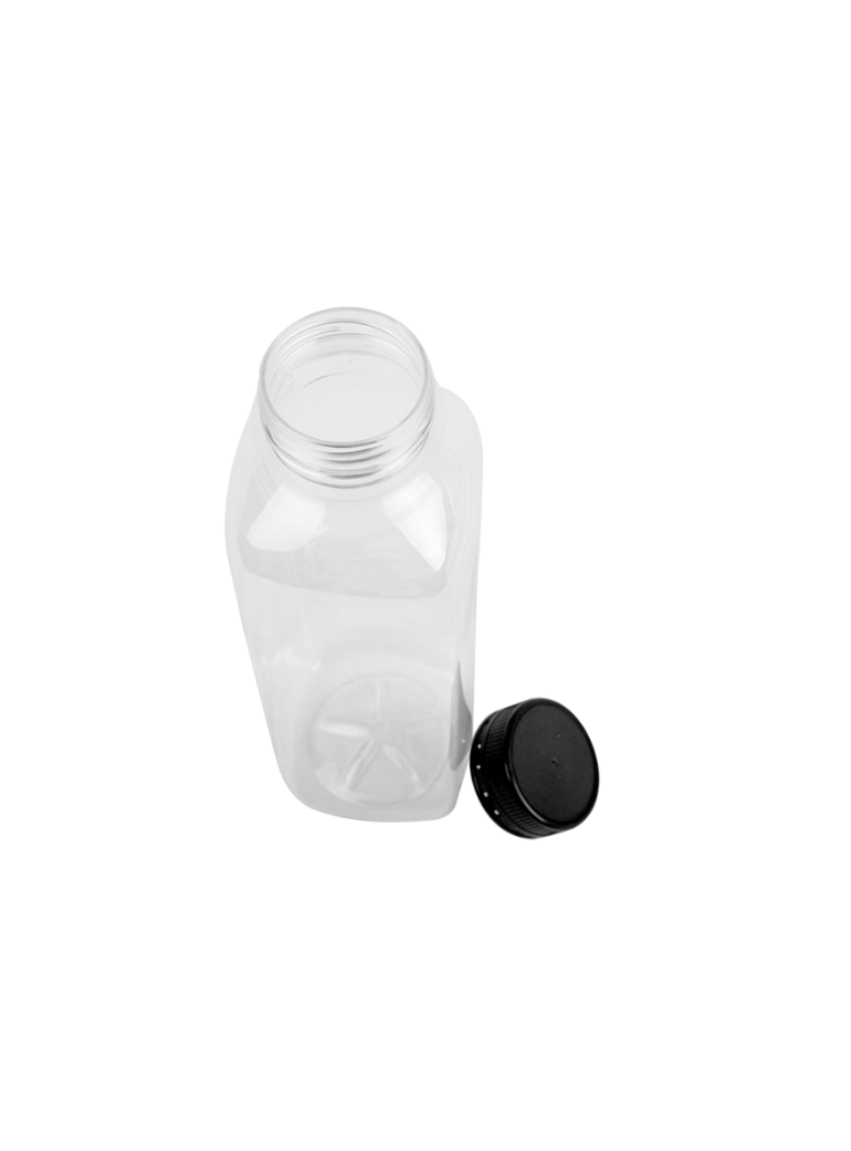 Buteliukai gėrimams 1000 ml PET su dangteliu (10 vnt)