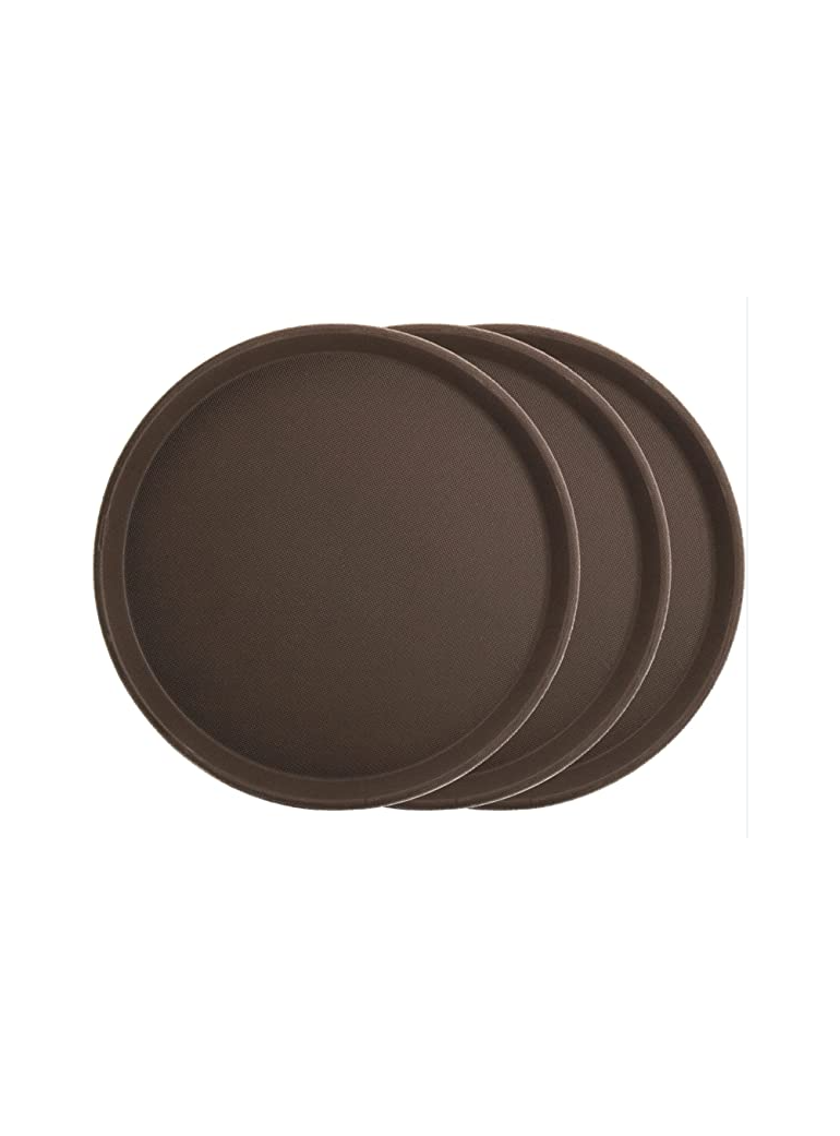 Padėklas barmeno 36 cm. rudas