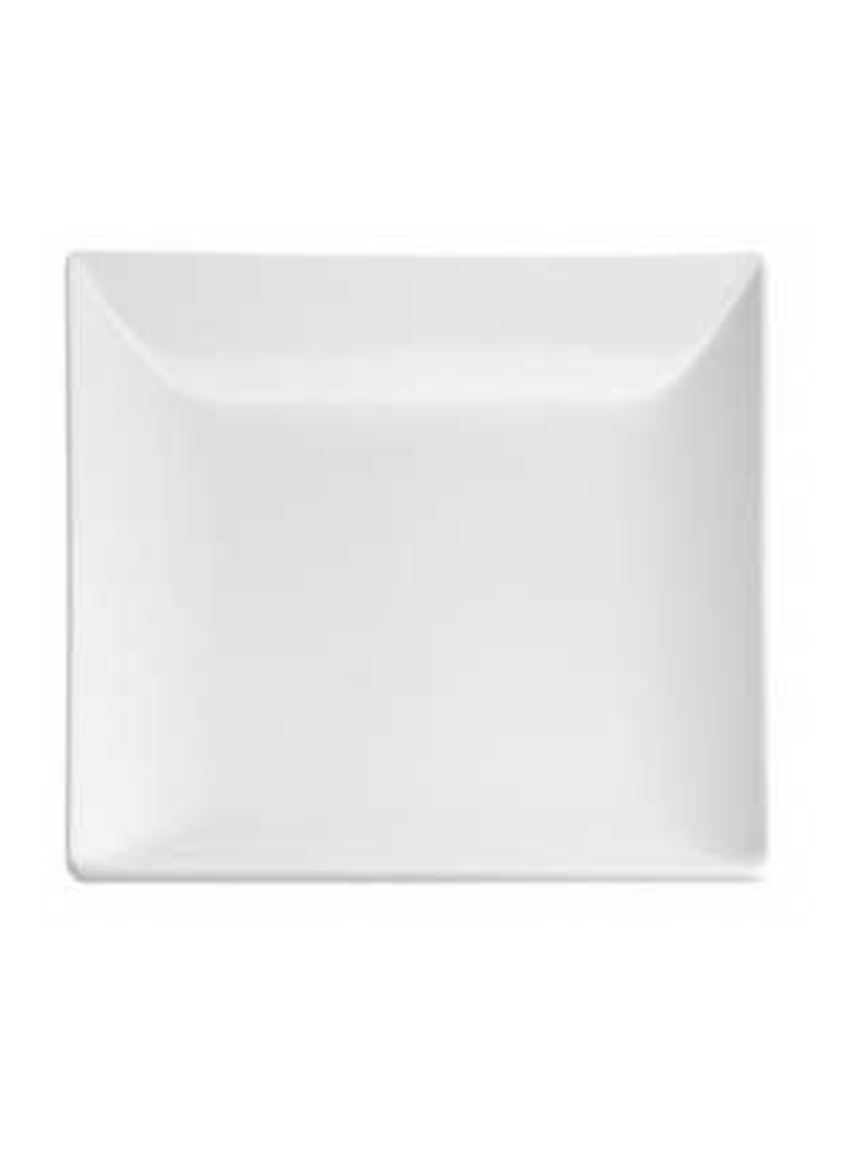 Lėkštė balta stačiakampė STONEWARE 24 x 24 x 2 cm. porcel.