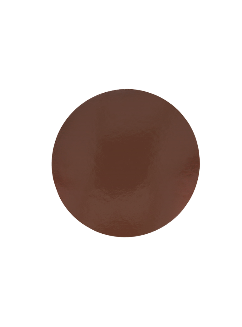 Padėkliukas po tortu 24 cm. dvipusis auks/ruda