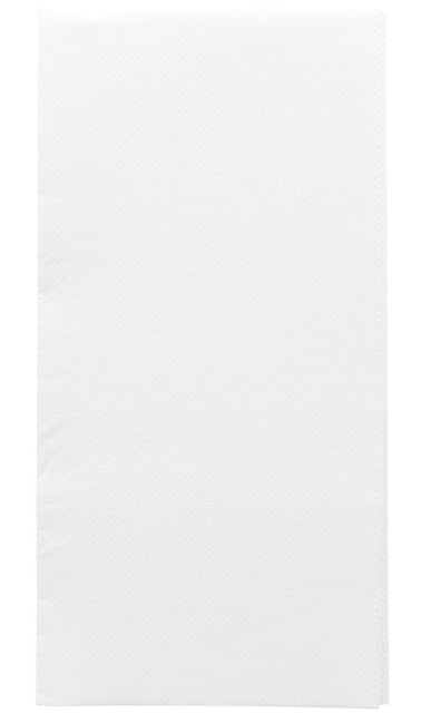 Napkins 40 cm DP white 1/8...