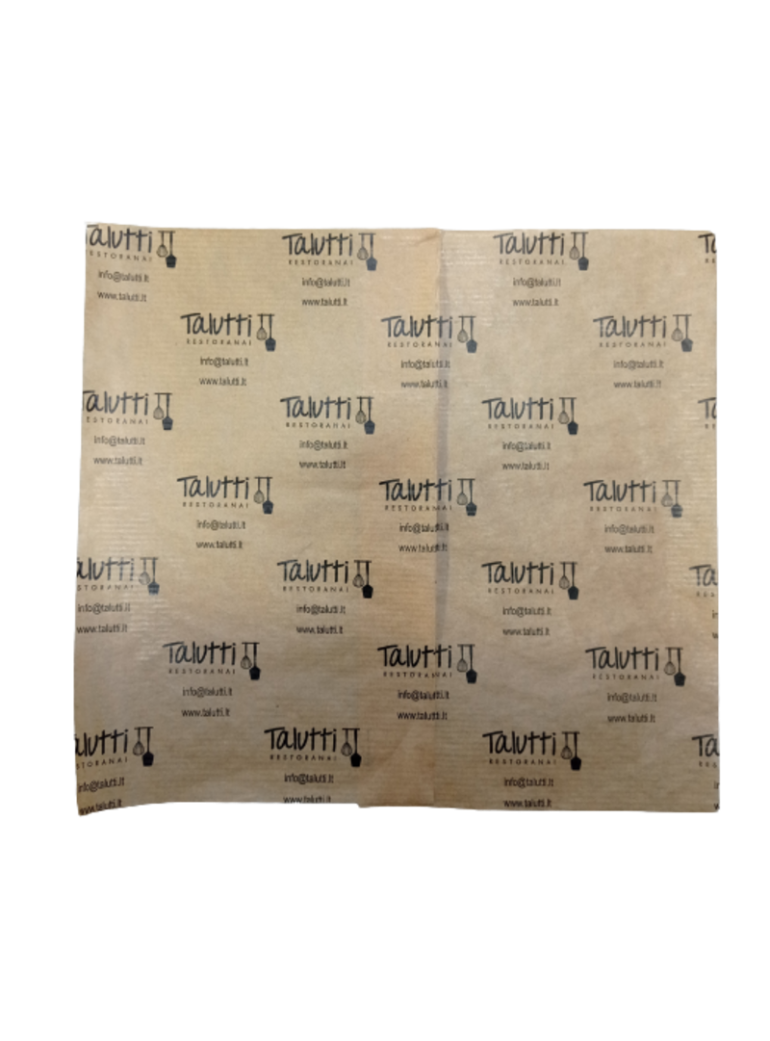 Popierius vyniojimui 310x310 cm rudas 10 kg TALUTTI Logo