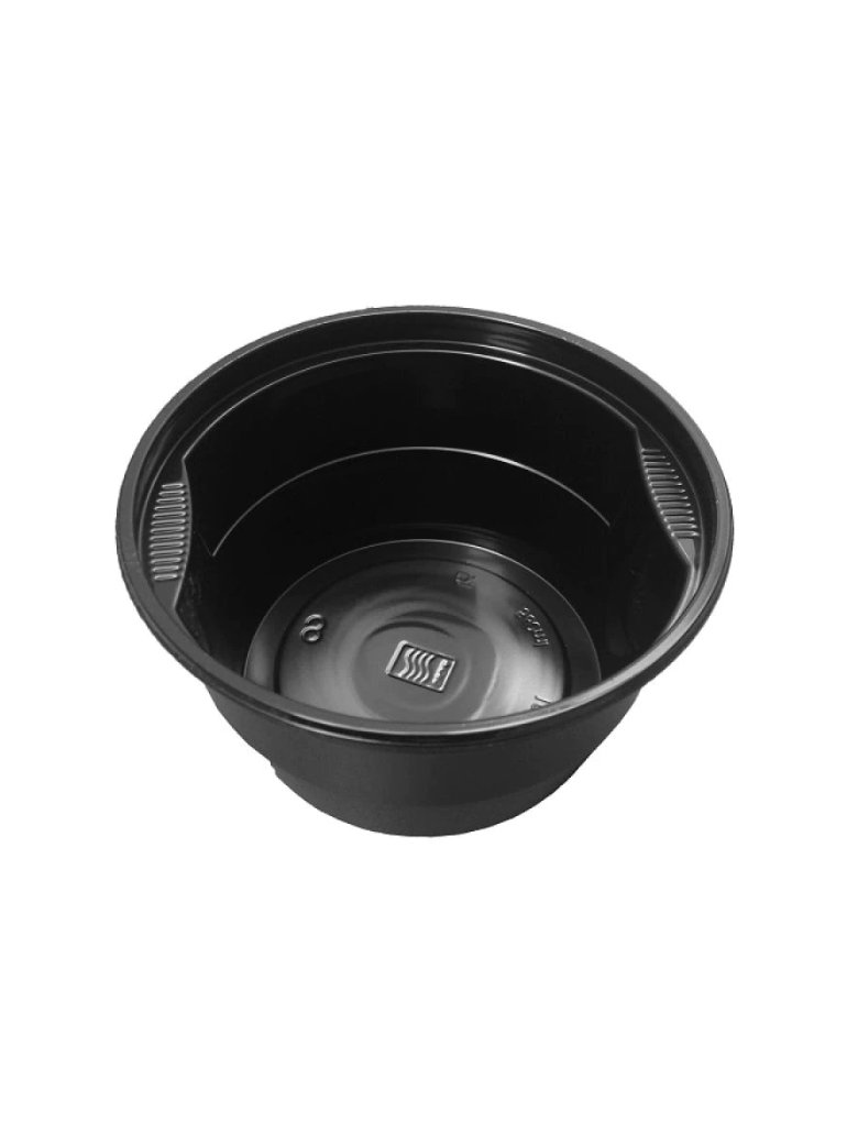 Vienk. indelis PP 460 ml, juodas (50)