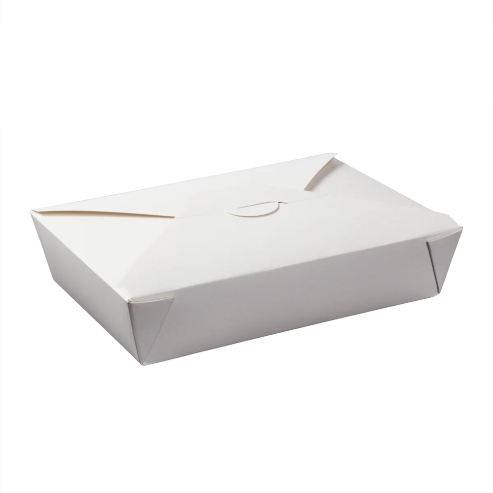 Disposable paper snack box...
