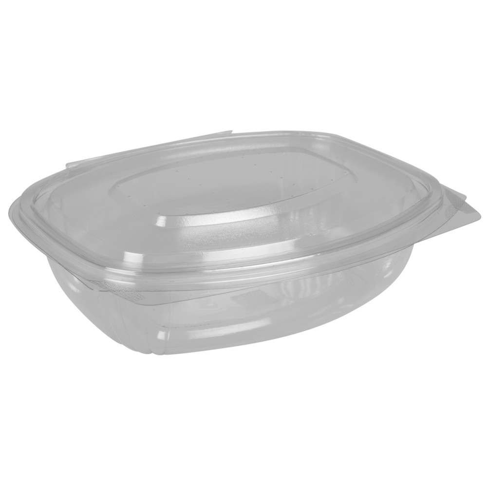 Vienkartinis indelis salotoms su dangteliu (ovalus, 750 ml.) Vienkartinis indelis salotoms su dangteliu (ovalus, 750 ml.)