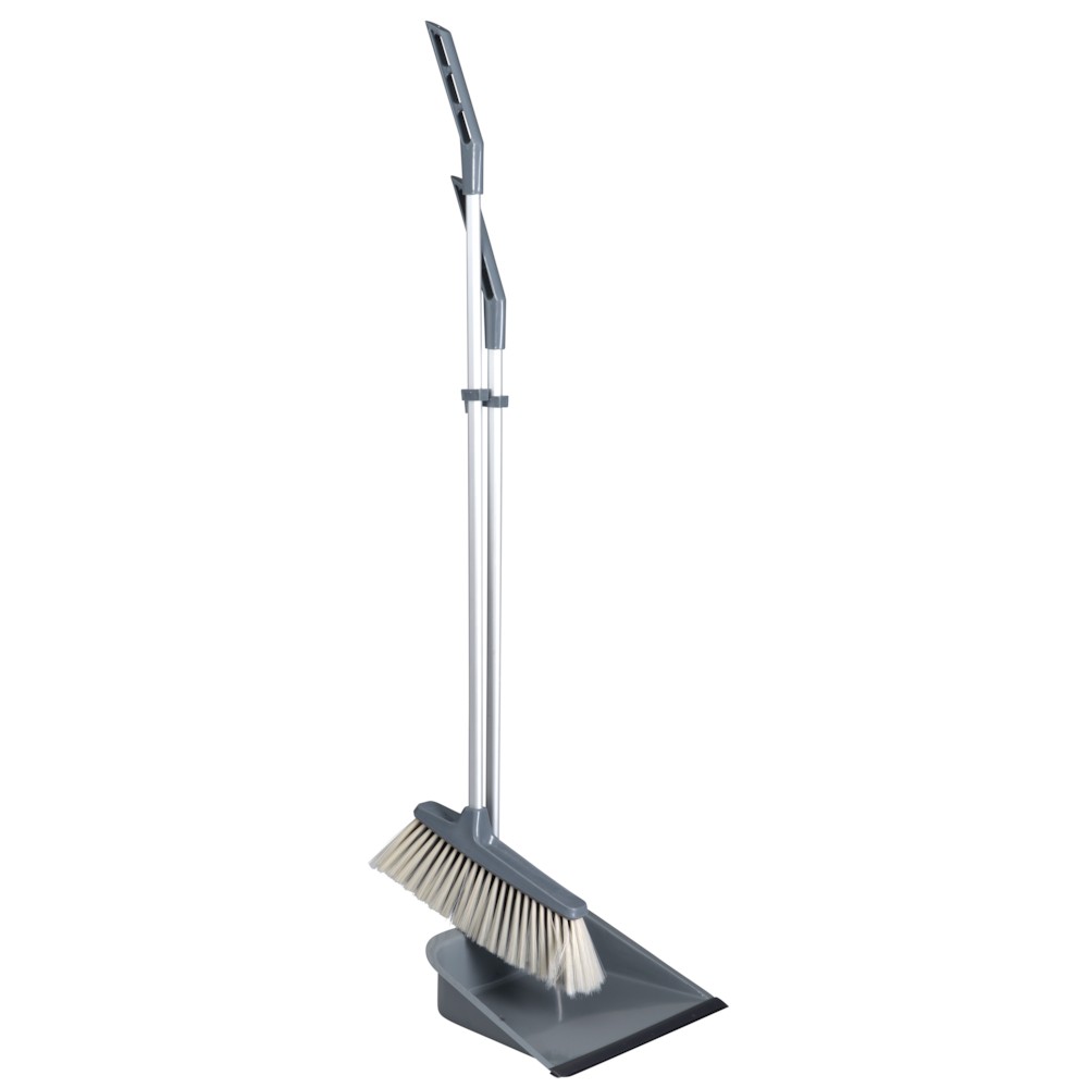 Šluota su semtuvėliu (metalinė, h80 cm.) Šluota su semtuvėliu (metalinė, h80 cm.)