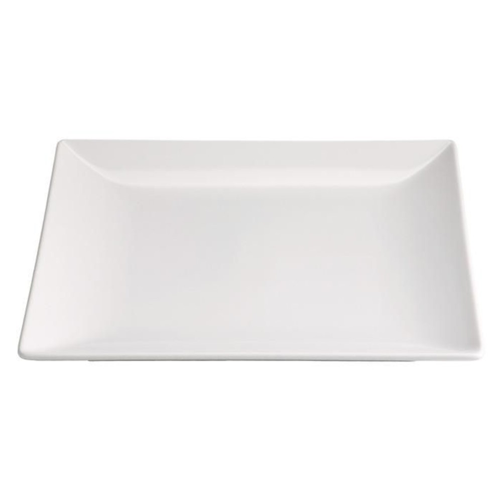Plate STONEWARE MING II (white, square 26 x 26 x 2.5 cm.)