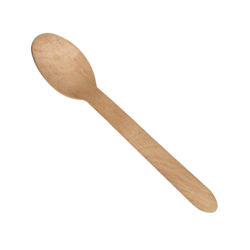 Mediniai šaukštai 16 cm. (100) Mediniai šaukštai 16 cm. (100)