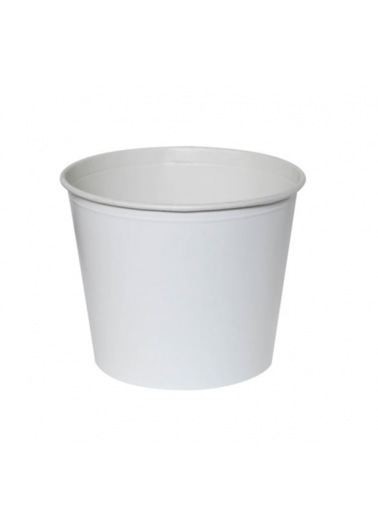 Vienkartinis kibirėlis popierinis su dangteliu (2950 ml., 27 vnt.)