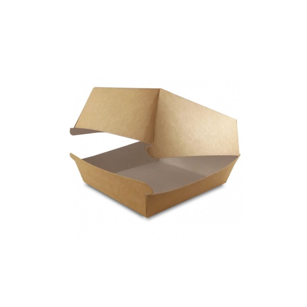 Disposable box for hamburger (11.5 x 11.5 x 7 cm., 100 pcs.)