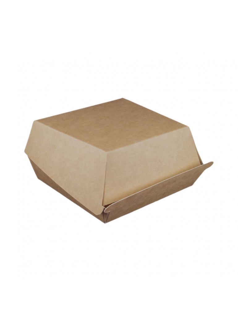 Disposable box for hamburger (11.5 x 11.5 x 7 cm., 100 pcs.)
