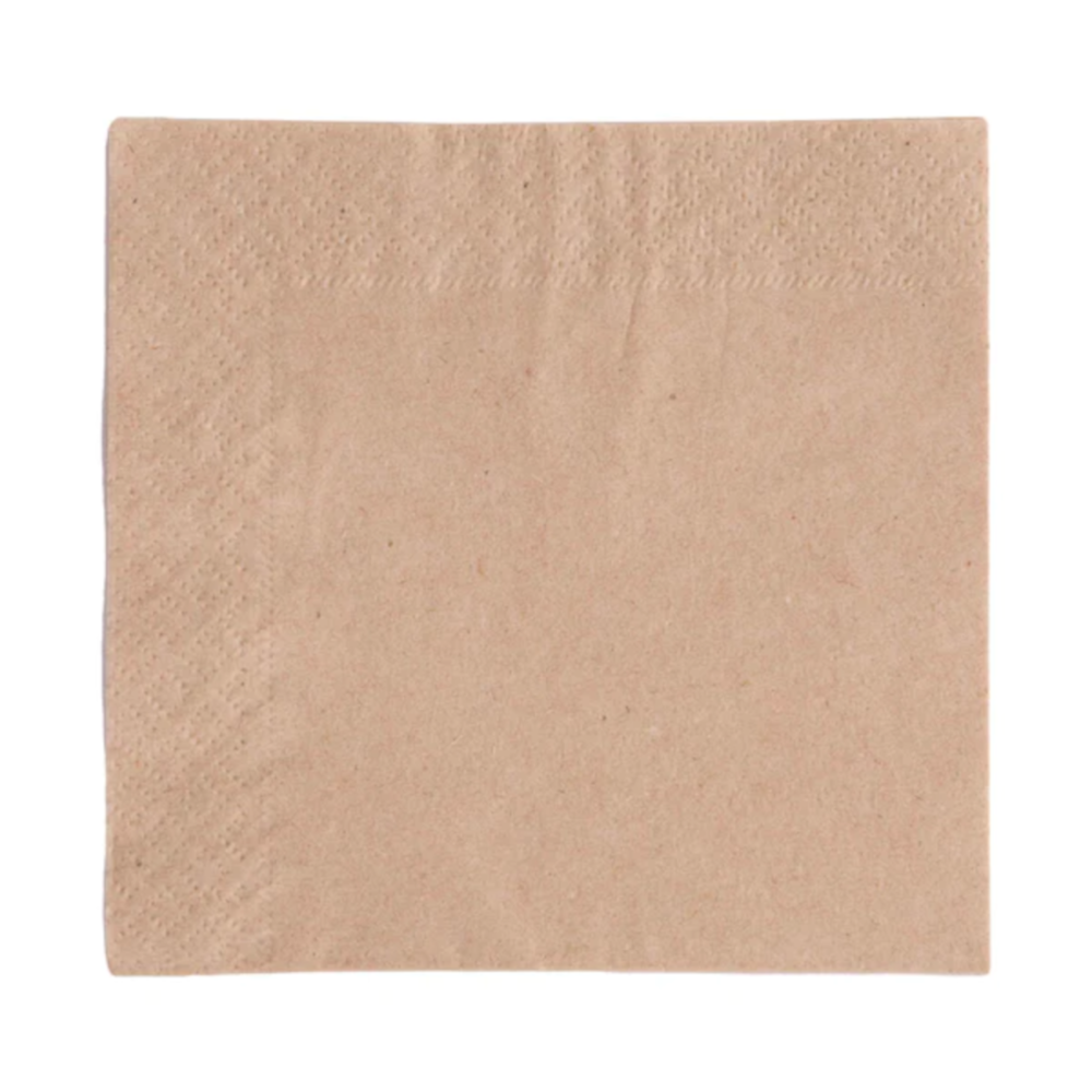 Servetėlės 24 cm 1 sl. Eco rudos (300)