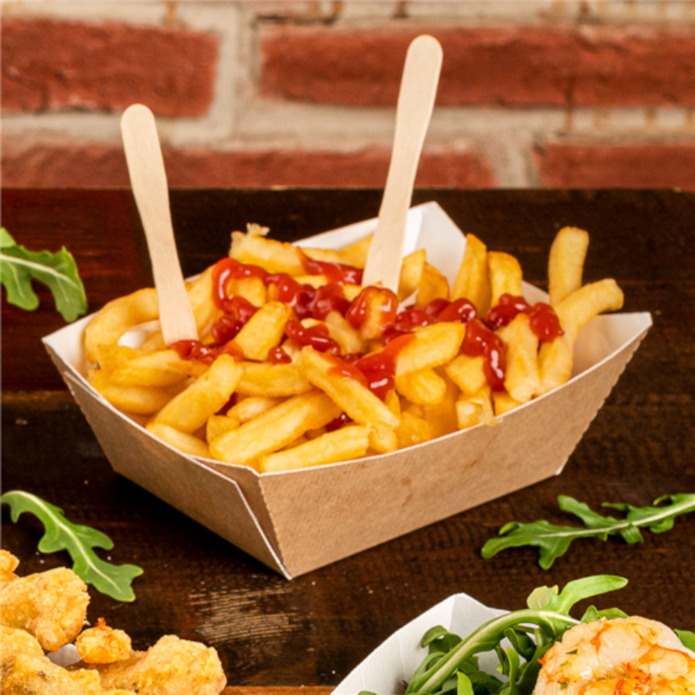 Vienkartinė lėkštė - dubuo THEPACK (8,5 x 5 x 4 cm., 200 vnt.)