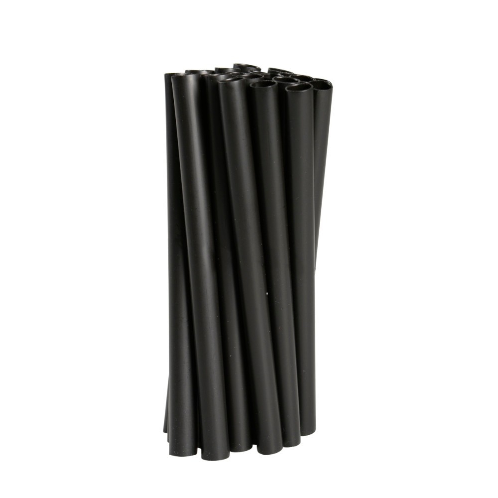 Plastic straws (black, Ø8...