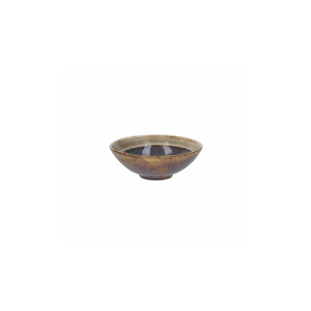 Bowl D 15 cm BLOOM BLUE AND BROWN, porcelain. Bowl D 15 cm BLOOM BLUE AND BROWN, porcelain.