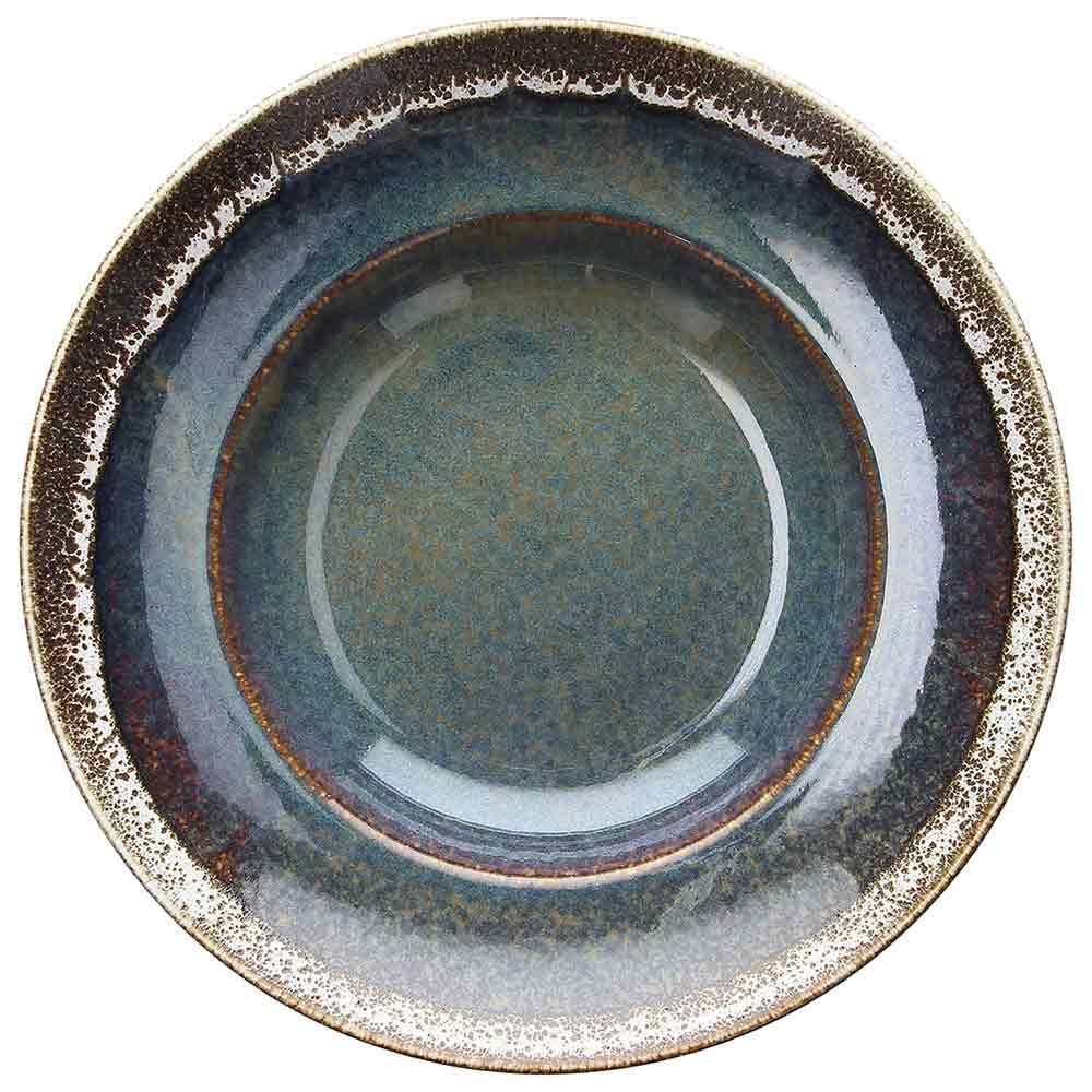 Dubuo D 26 cm BLOOM BLUE AND BROWN, porcel. Dubuo D 26 cm BLOOM BLUE AND BROWN, porcel.