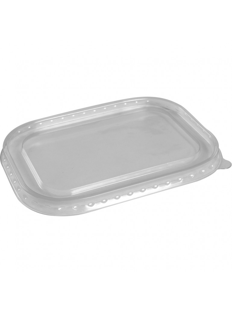 Vienkartiniai dangteliai PP keturkampiams KRAFT indeliams 500-1000 (50 vnt.)