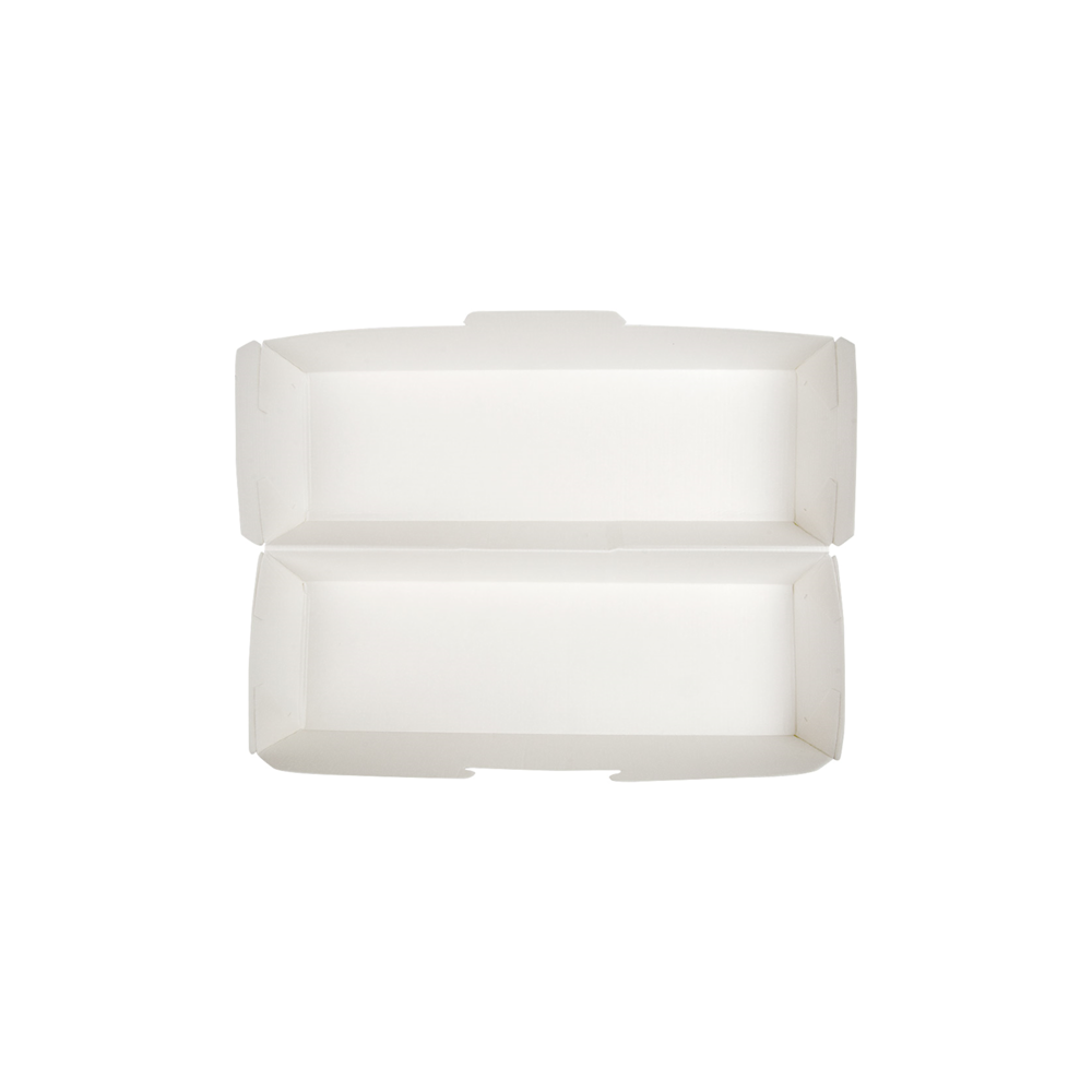 Dėžutė THEPACK HOT DOGS (balta, 23,2 x 9 x 6,3 cm., 50 vnt.)