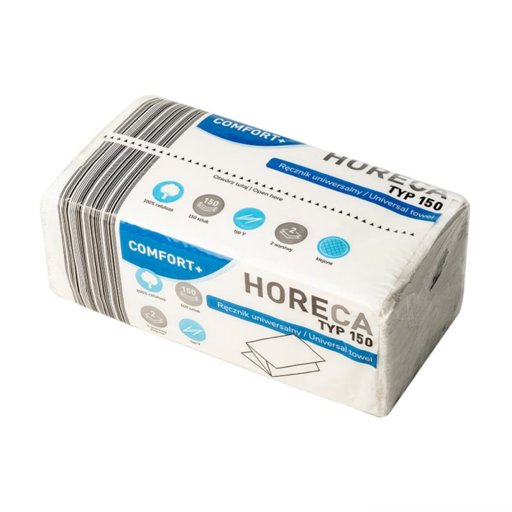 Rankšluostinis lapinis popierius Confort V (2sl., 150 vnt.)