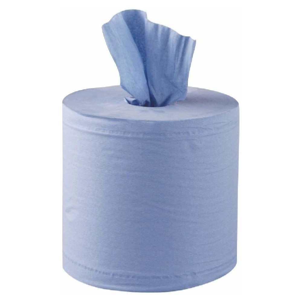 Paper towel rolls cellulose (blue, 2 ply, 150 m) Paper towel rolls cellulose (blue, 2 ply, 150 m)
