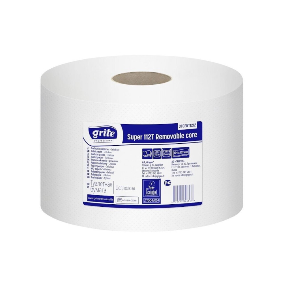 Toilet paper Grite Super 112T Centerfeed (2 ply 112 m)