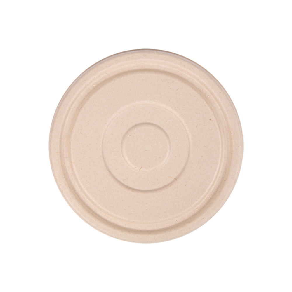 Dangtelis iš cukranendrių indeliams 650-1000 ml. (Ø16 cm., 50 vnt.)