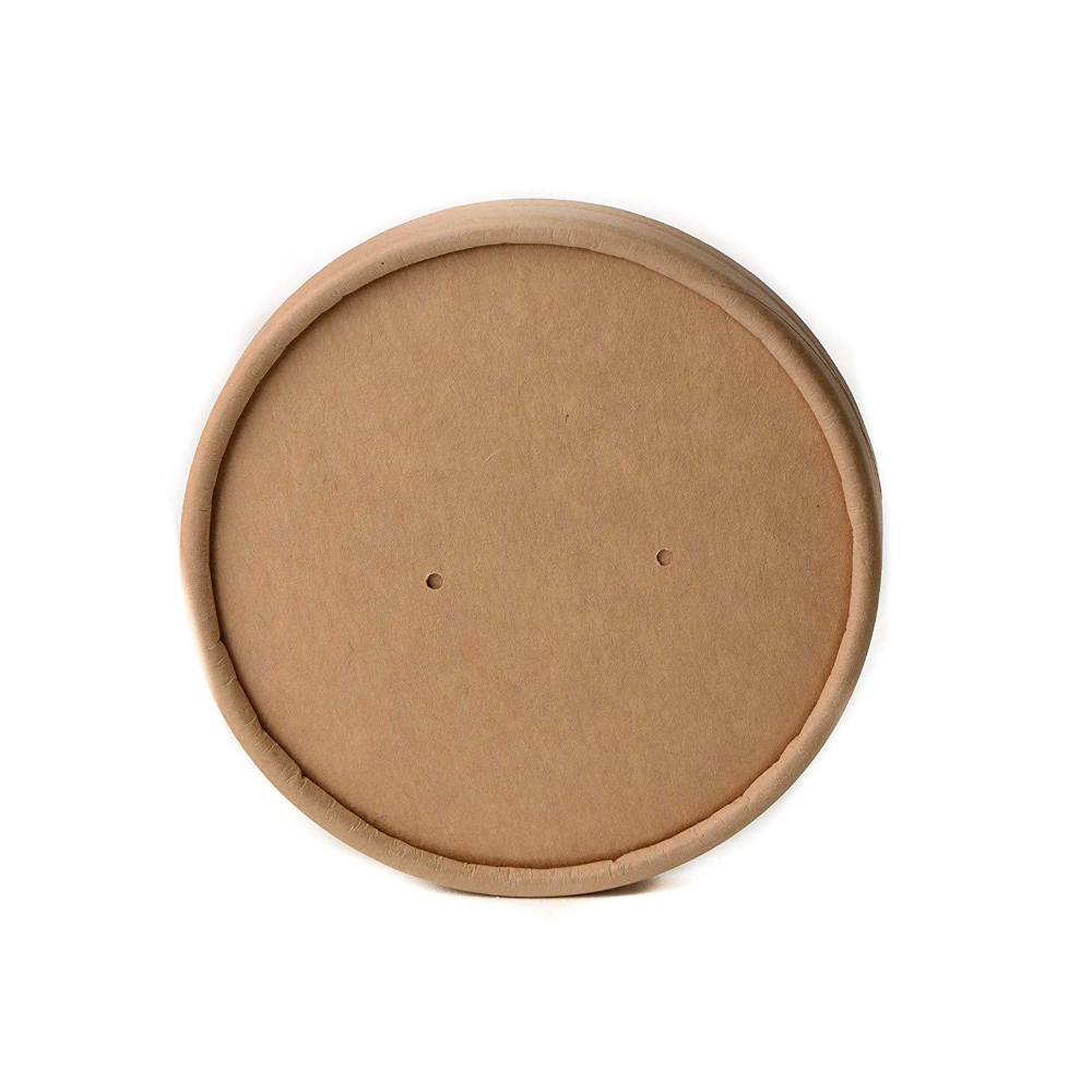 Disposable paper lid for the container ECO SOUP R 240/360 ml (50 pcs.). Disposable paper lid for the container ECO SOUP R 240/360 ml (50 pcs.).