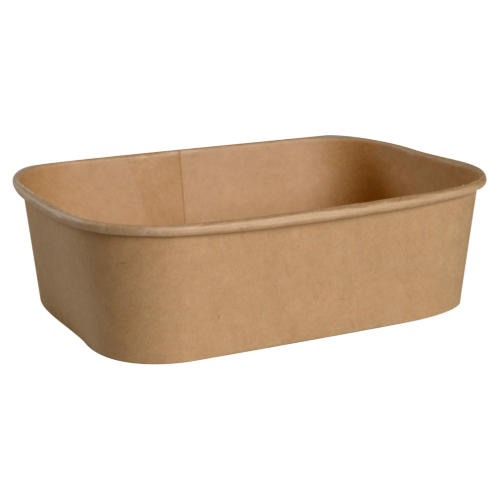 Vienkartinis indelis KRAFT keturkampis (500 ml., 50 vnt.)