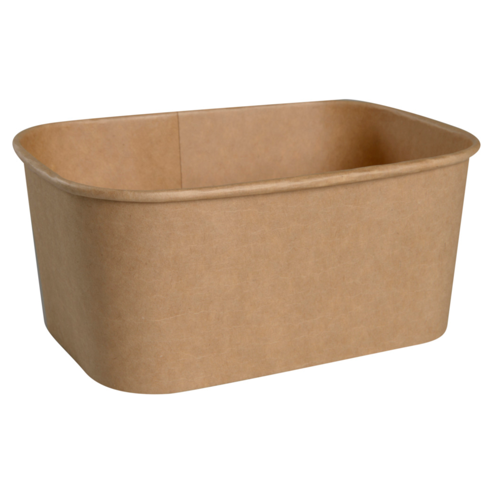 Vienkartinis indelis KRAFT keturkampis (1000 ml., 50 vnt.)