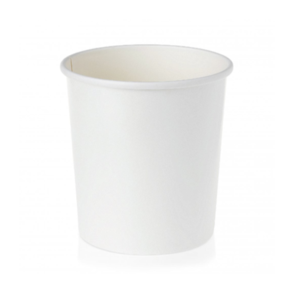 Vienkartinis indelis ECO SOUP (baltas, 760 ml., Ø9 cm., H11 cm., 50 vnt.)
