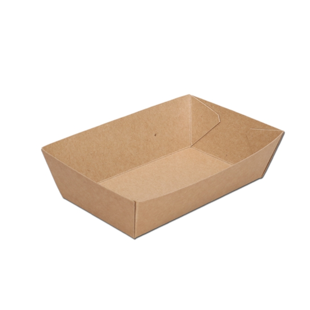Vienkartinė lėkštė - dubuo KRAFT (13,5 x 7 x 4,5 cm., 125 vnt.) Vienkartinė lėkštė - dubuo KRAFT (13,5 x 7 x 4,5 cm., 125 vnt.)