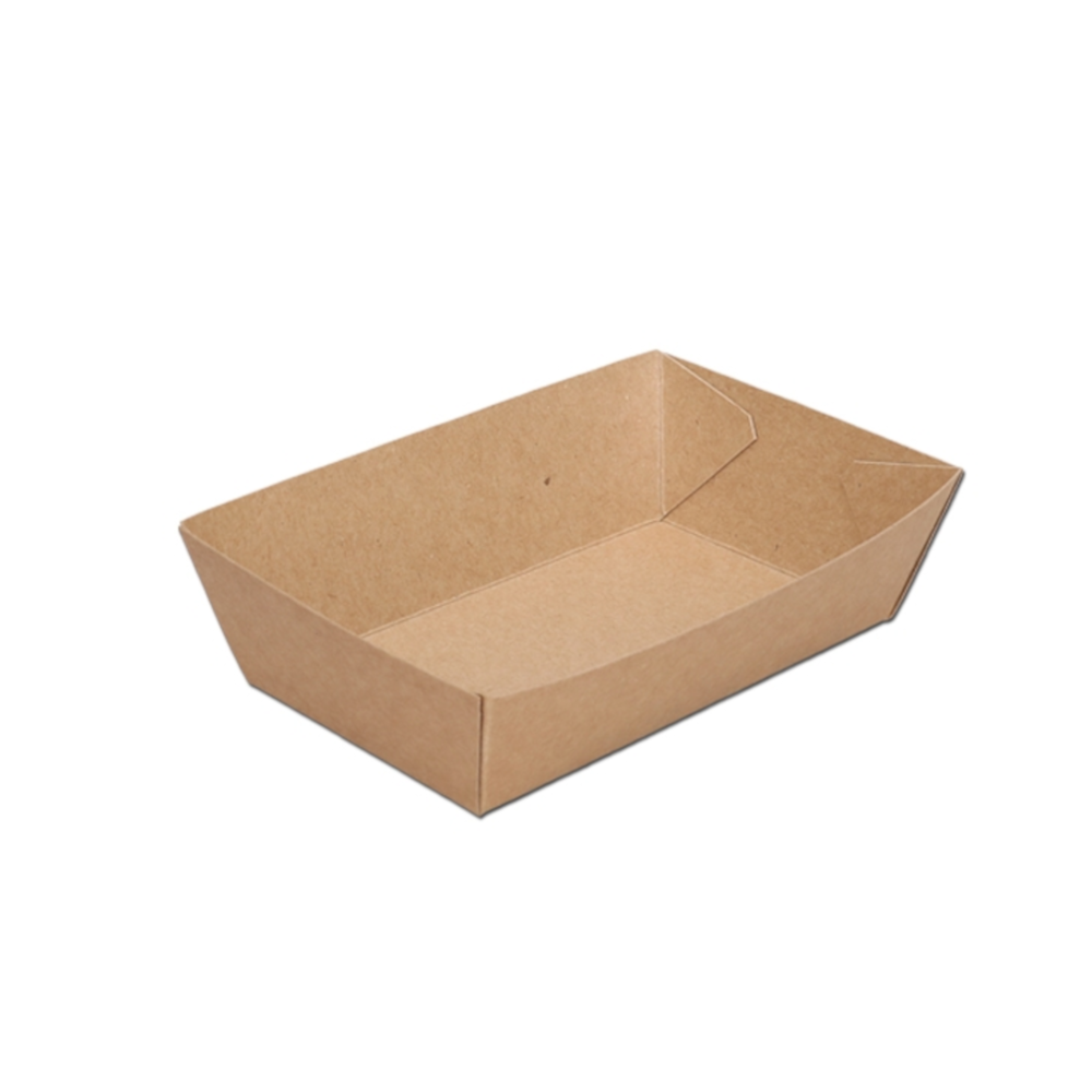 Vienkartinė lėkštė - dubuo KRAFT (12 x 7 x 4,5 cm., 125 vnt.) Vienkartinė lėkštė - dubuo KRAFT (12 x 7 x 4,5 cm., 125 vnt.)